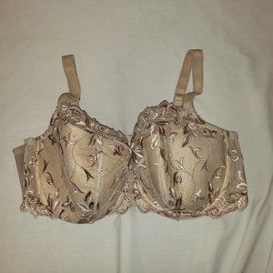 Soma 42DD Nude Lace Balconette Full Coverage Bra